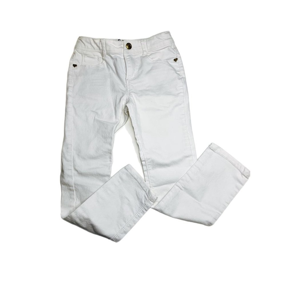 Gymboree Girls Skinny White Jeans Size 6